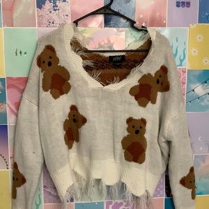 Teddy bear sweater